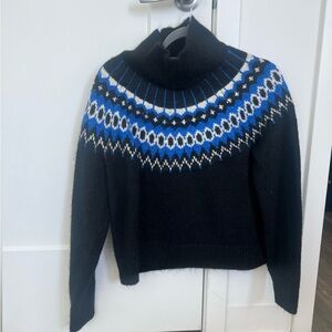 Gap Fair Isle Sweater Mock Neck